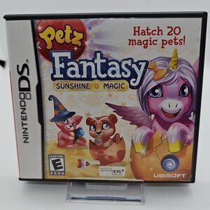 2 for 15 $ Petz Fantasy: Sunshine Magic (Nintendo DS, 2010) 3DS CIB With Manual